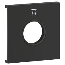 Grohe Grohtherm Aqua Tiles Exchangeable Metal Plate & Symbol - Head Shower 1 - Phantom Black (106887KF00)