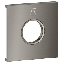 Grohe Grohtherm Aqua Tiles Exchangeable Metal Plate & Symbol - Head Shower 3 - Brushed Hard Graphite (106889AL00)