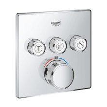 Buy New: Grohe GrohTherm SmartControl Thermostat For Concecealed Installation - Chrome (29126000)