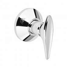 Grohe lever with shield and sliding flange - chrome (45064000)