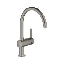 Grohe Minta Single Lever Sink Mixer - Brushed Hard Graphite (32917AL0)