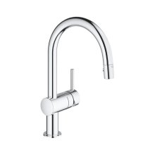 Buy New: Grohe Minta Single Lever Sink Mixer - Chrome (32321000)