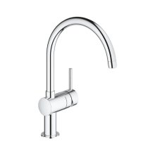 Buy New: Grohe Minta Single Lever Sink Mixer - Chrome (32917000)