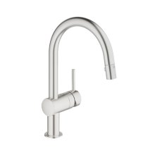 Buy New: Grohe Minta Single Lever Sink Mixer - Supersteel (32321DC0)