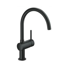 Buy New: Grohe Minta Single Lever Sink Mixer - Velvet Black (32917KS0)