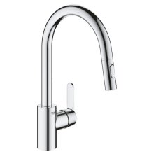 Buy New: Grohe Quickfix Get Kitchen Tap With Pull Out Mousseur - Chrome (31484001)