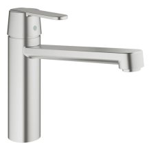 Buy New: Grohe Quickfix Get Single Lever Sink Mixer Tap - Supersteel (30196DC0)