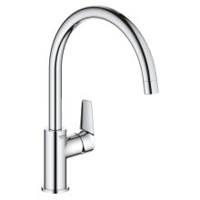 Grohe Quickfix Start Edge Single Lever Sink Mixer Tap - Chrome (31866000)