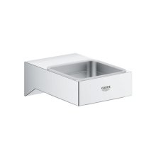 Grohe Selection Cube Glass/Soap Dish Holder - Chrome (40865000)