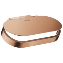 Grohe Selection Toilet Roll Holder With Cover - Brushed Warm Sunset (41069DL0)