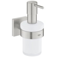 Grohe Start Cube Soap Dispenser With Holder - Brushed Chrome (41098DC0)