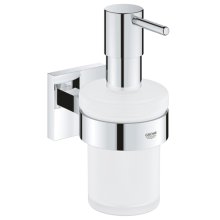 Grohe Start Cube Soap Dispenser With Holder - Chrome (41098000)