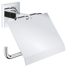 Grohe Start Cube Toilet Paper Holder With Cover - Chrome (41102000)