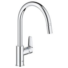 Grohe Start Edge C- Spout Single Lever Sink Mixer Tap - Chrome (30551000)