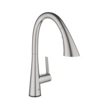 Buy New: Grohe Zedra Touch Electronic Single Lever Sink Mixer 1/2" - Supersteel (30219DC2)