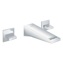 Grohe Allure Brilliant 161mm 3-hole wall mounted basin mixer tap - chrome (20346000)