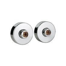 Grohe bar mixer wall brackets (pair) - chrome (18370000)