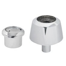 Grohe push button and escutcheon - matt chrome (42311PI0)