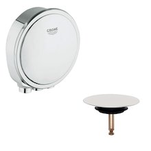 Grohe Talentofill bath filler and overflow trim set - chrome (19952000)