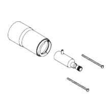 Hansgrohe extension set (1/2") 40mm (92610000)
