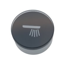 Hansgrohe push button hand shower symbol - large - black (92573610)