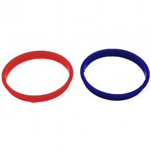 Hansgrohe set of colour rings - red/blue (96319000)