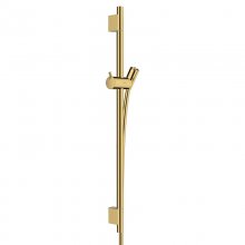 hansgrohe Unica Shower Rail S Puro - 65cm with Shower Hose - Polished Gold Optic (28632990)