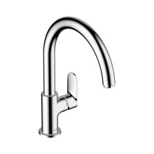 hansgrohe Vernis Blend M35 Single Lever Kitchen Mixer 210 with Swivel - Chrome (71870000)
