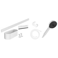 Hansgrohe WallStoris EcoSmart Bundle 3jet  - Matt White (24291700)