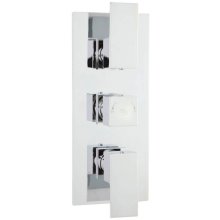 Hudson Reed Art Triple Concealed Thermostatic Mixer Shower Valve Only - Chrome (ART3211)