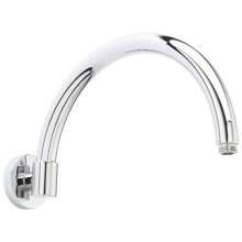 Hudson Reed Curved Wall Mounted Shower Arm - Chrome (ARM06)