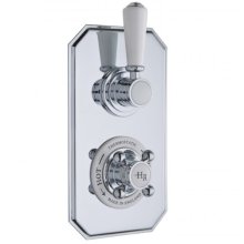 Hudson Reed Twin Concealed Shower Valve Only With Diverter (TSVT004)