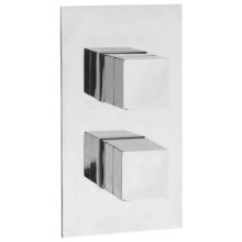 Hudson Reed Twin Thermostatic Shower Valve Only With Diverter (SQR3207)