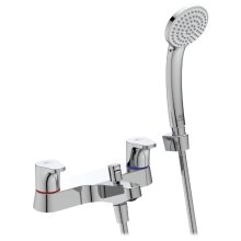 Ideal Standard Cerabase dual control bath filler with shower set (BD058AA)