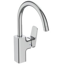 Buy New: Ideal Standard Ceraplan single lever high tubular spout kitchen mixer (BD336AA)