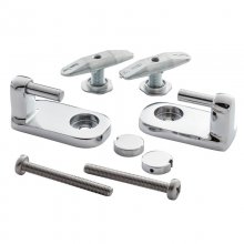 Ideal Standard Creat normal close seat and cover hinge set - chrome (EV197AA)
