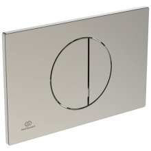 Ideal Standard Oleas M5 Mechanical Dual Flush Plate - Silver Storm (R0503GN)