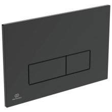 Ideal Standard Oleas P2 Pneumatic Dual Flush Plate - Silk Black (R0119A6)