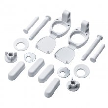 Ideal Standard Orion seat and cover hinge set - white (SV82167)