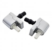 Ideal Standard soft close seat and cover hinge set - pre 2013 - chrome (UV074AA)