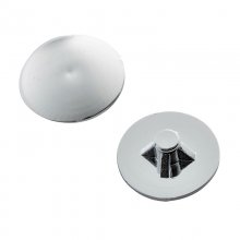 Ideal Standard Tempo seat and cover hinge cover caps - pair - chrome (EV408AA)