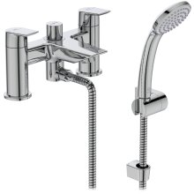 Buy New: Ideal Standard Tesi two hole dual control bath shower mixer with shower set (A6591AA)