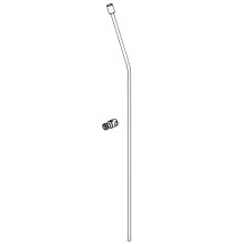 Ideal Standard Vertical Pop Up Rod - Chrome (B961384AA)