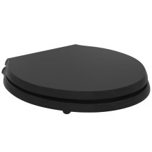 Ideal Standard Waverley seat & cover - Black (U0248GB)