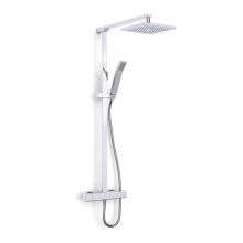 Inta Nulo Safe Touch Dual Thermostatic Bar Mixer Shower - Chrome (CB10032CP)