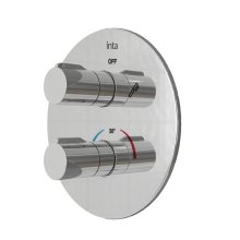 Inta Puro Concealed Thermostatic Dual Mixer Shower Valve Only - Chrome (PU80010CP)