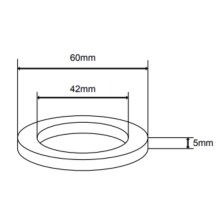 Inventive Creations Foam Basin Waste Washer (W51)