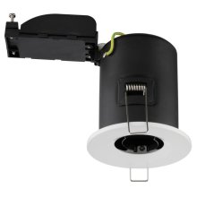 Luceco GU10 Fixed IP20 Fire Rated Downlight - White (EFDGUFWH-01)
