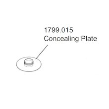 Mira ceiling concealing plate (1799.015)