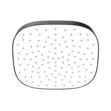 Mira Crisp 25cm Deluge Shower Head - Matt Black (36319W-BL)